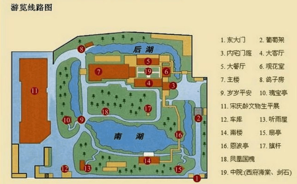 醇亲王府导览图